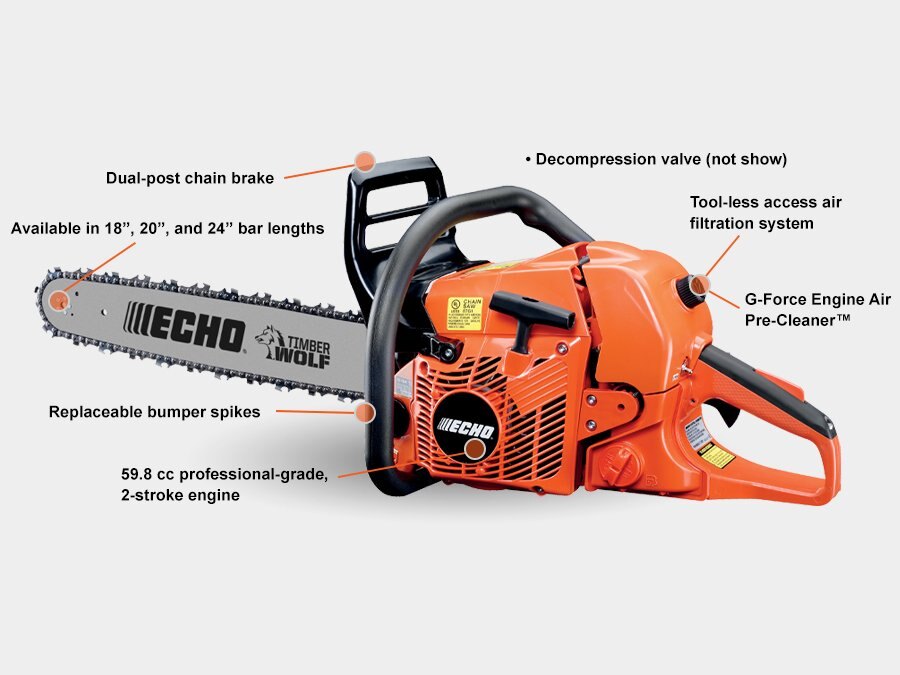 ECHO CS 590 TIMBERWOLF CHAINSAW