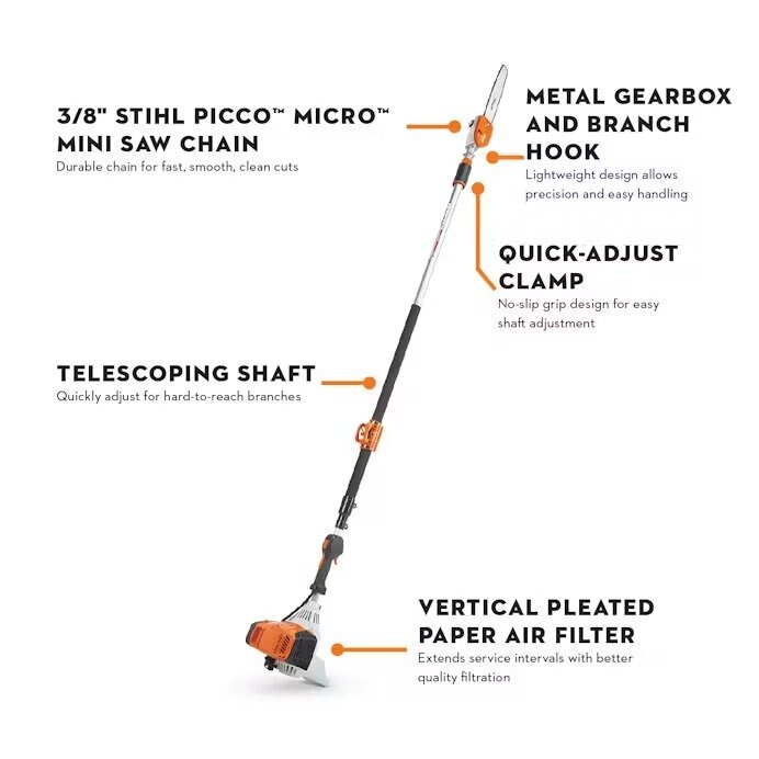 STIHL HT 135 14 B&C EXTENDABLE POLE PRUNER