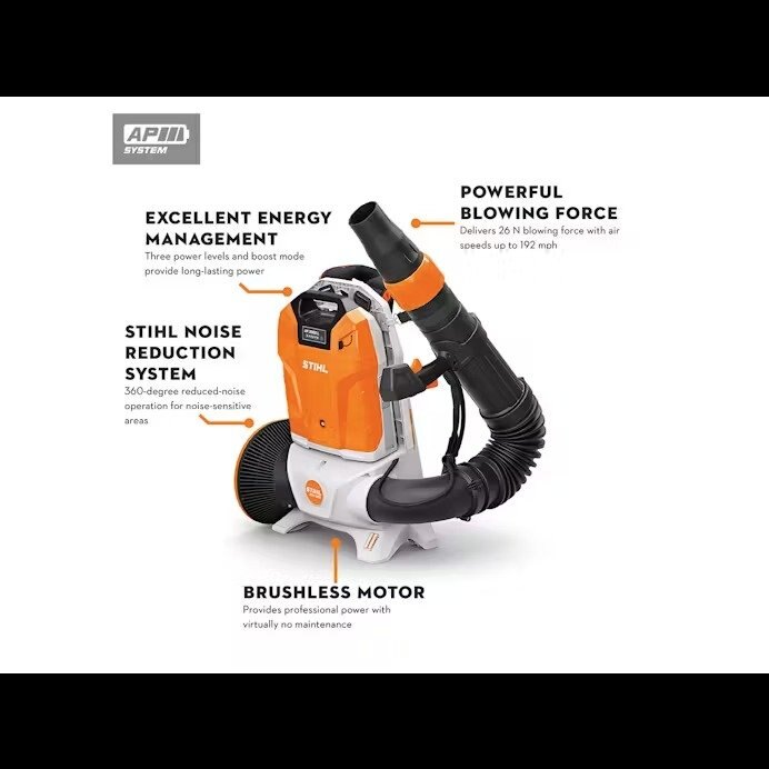 STIHL BGA 300 LITHIUM ION BACKPACK BLOWER (AR BATTERY)