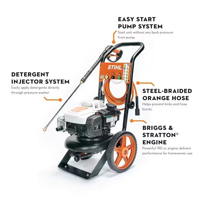 STIHL RB 200 2500 PSI 6.0 HP PRESSURE WASHER