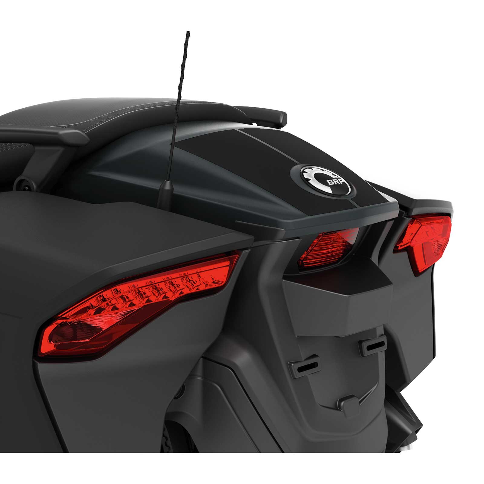 Rear Tail Stripes Decal Kit Matte Black