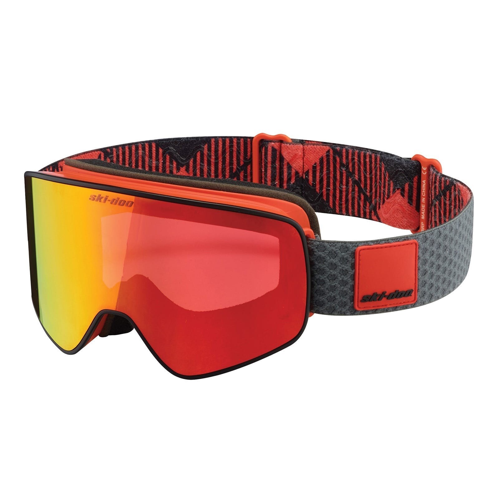 Ski Doo EDGE Goggles (UV) Onesize Red