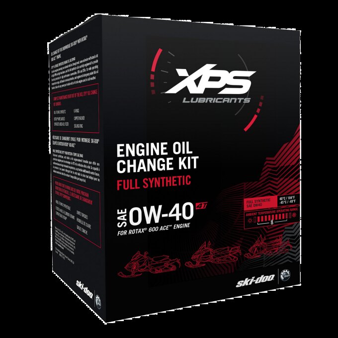 4T 0W 40 Synthetic Oil Change Kit for Rotax 600 ACE engine