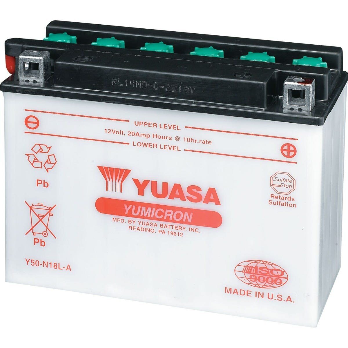 Yuasa Batterie 20 Amps. Dry