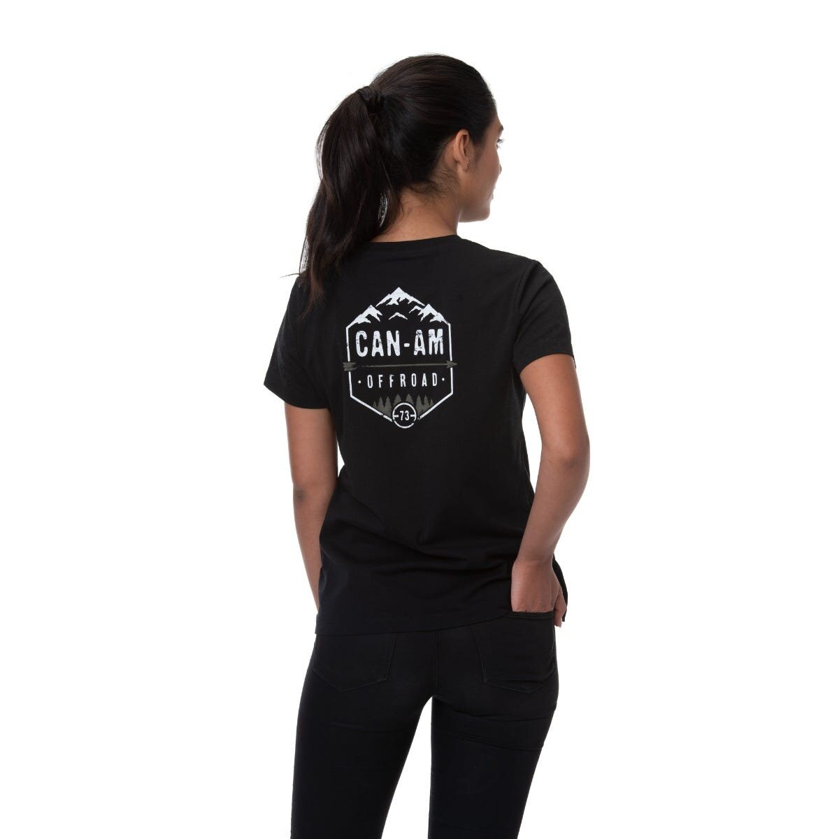 OFF ROAD T SHIRT LADIES XS XS Black