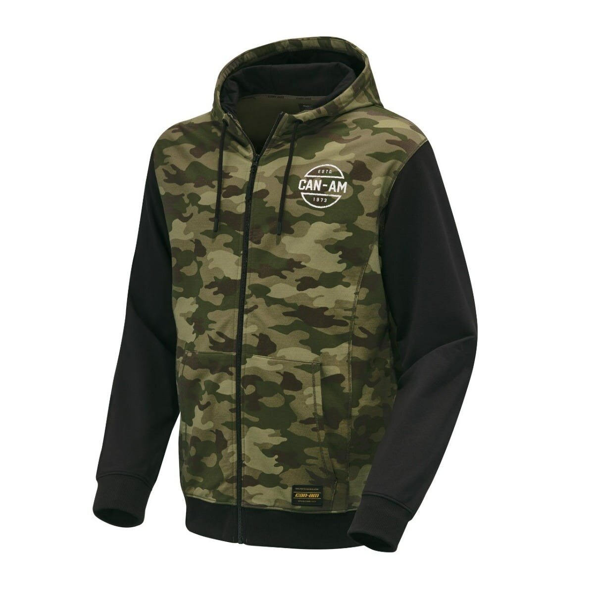 CAN AM PREMIUM ZIPPED HOODIE MEN M M Camo