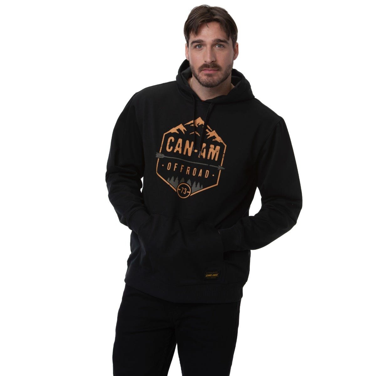 CAN AM PREMIUM PULLOVER HOODIE MEN S S Black