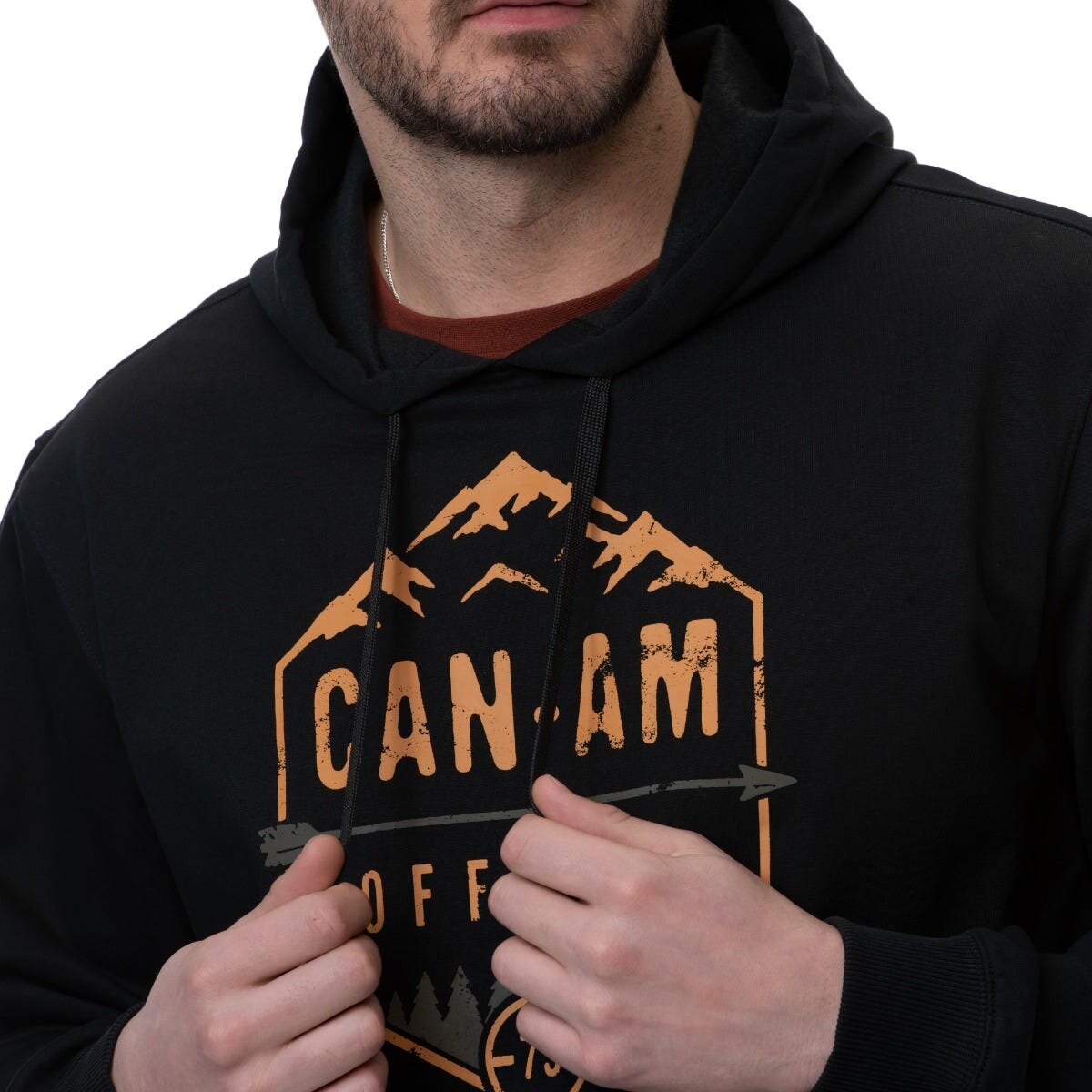 CAN AM PREMIUM PULLOVER HOODIE MEN S S Black