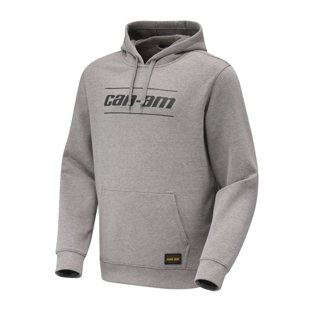 CAN AM SIGNATURE PULLOVER HOODIE MEN L L Heather Grey