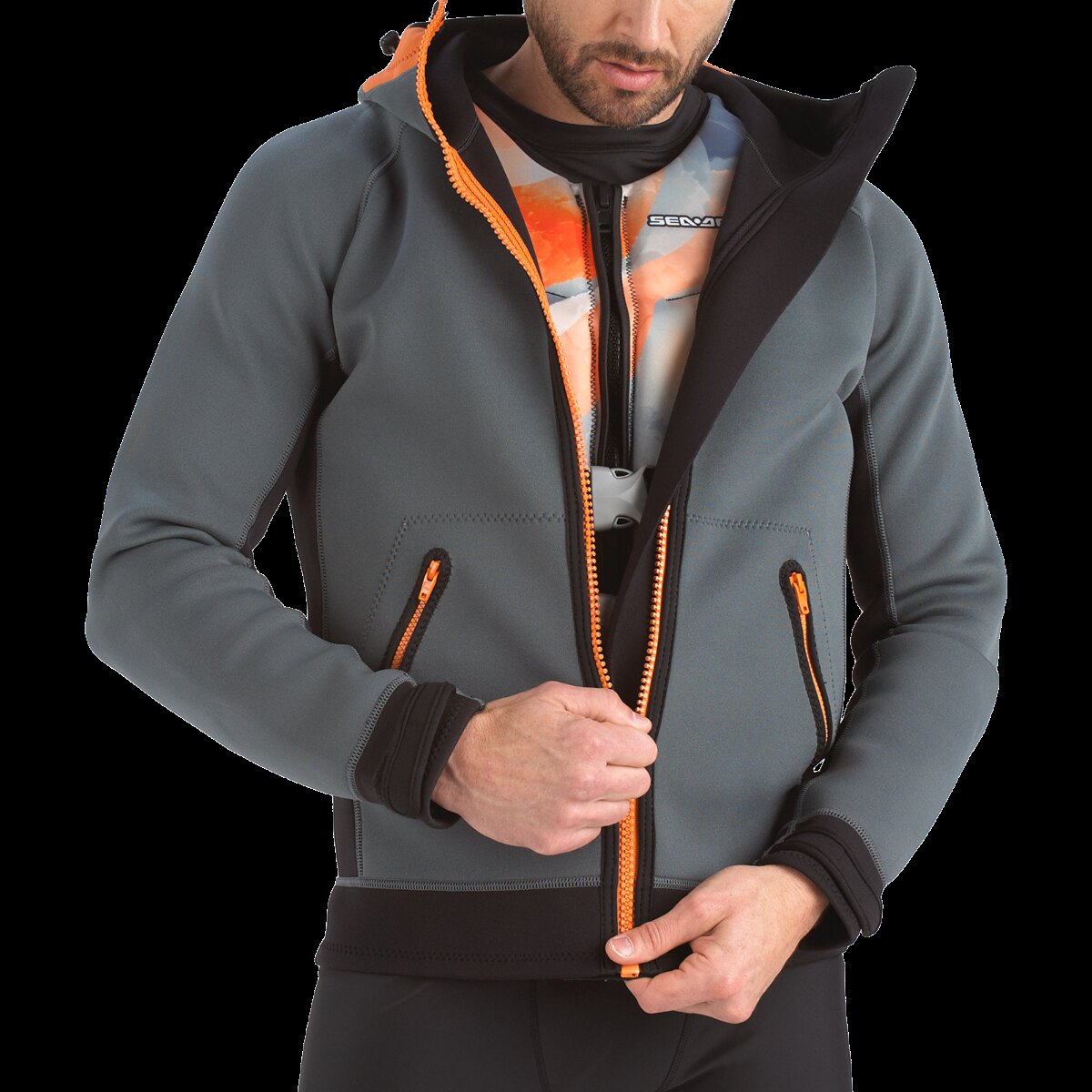 Men's Neoprene Riding Jacket