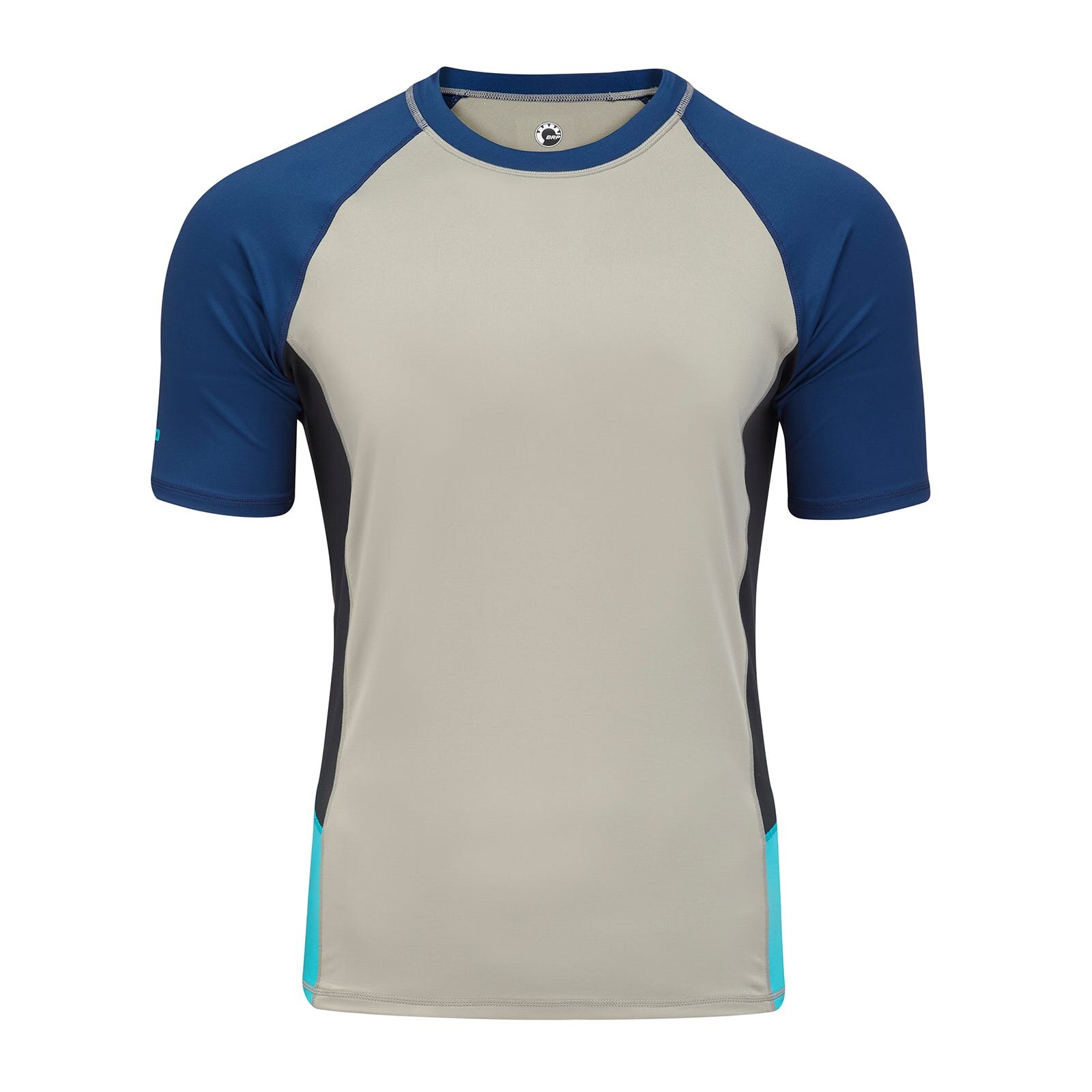 SHORT SLEEVE RASHGUARD BEACH MEN S S Warm Grey