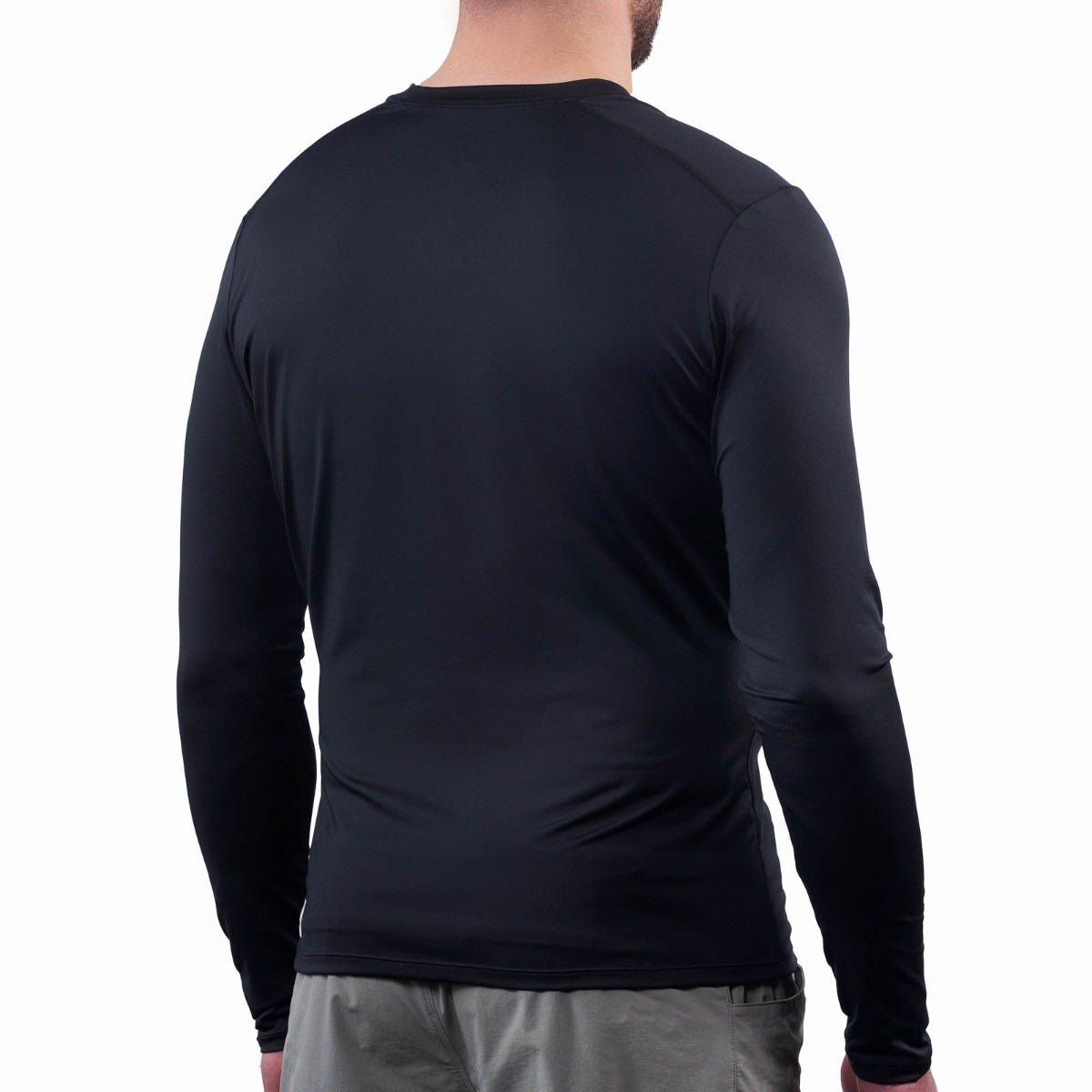 LONG SLEEVE RASHGUARD SIGNATURE MEN XL XL Black