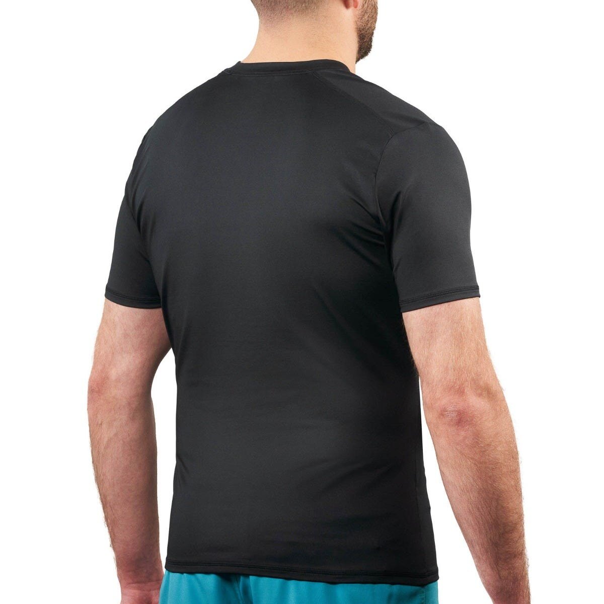 SHORT SLEEVE RASHGUARD SIGNATURE MEN S S Black