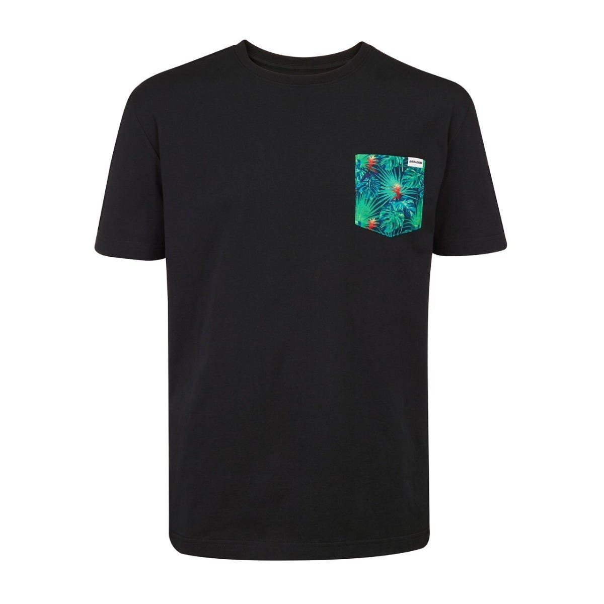 ALOHA POCKET T SHIRT MEN S S Black