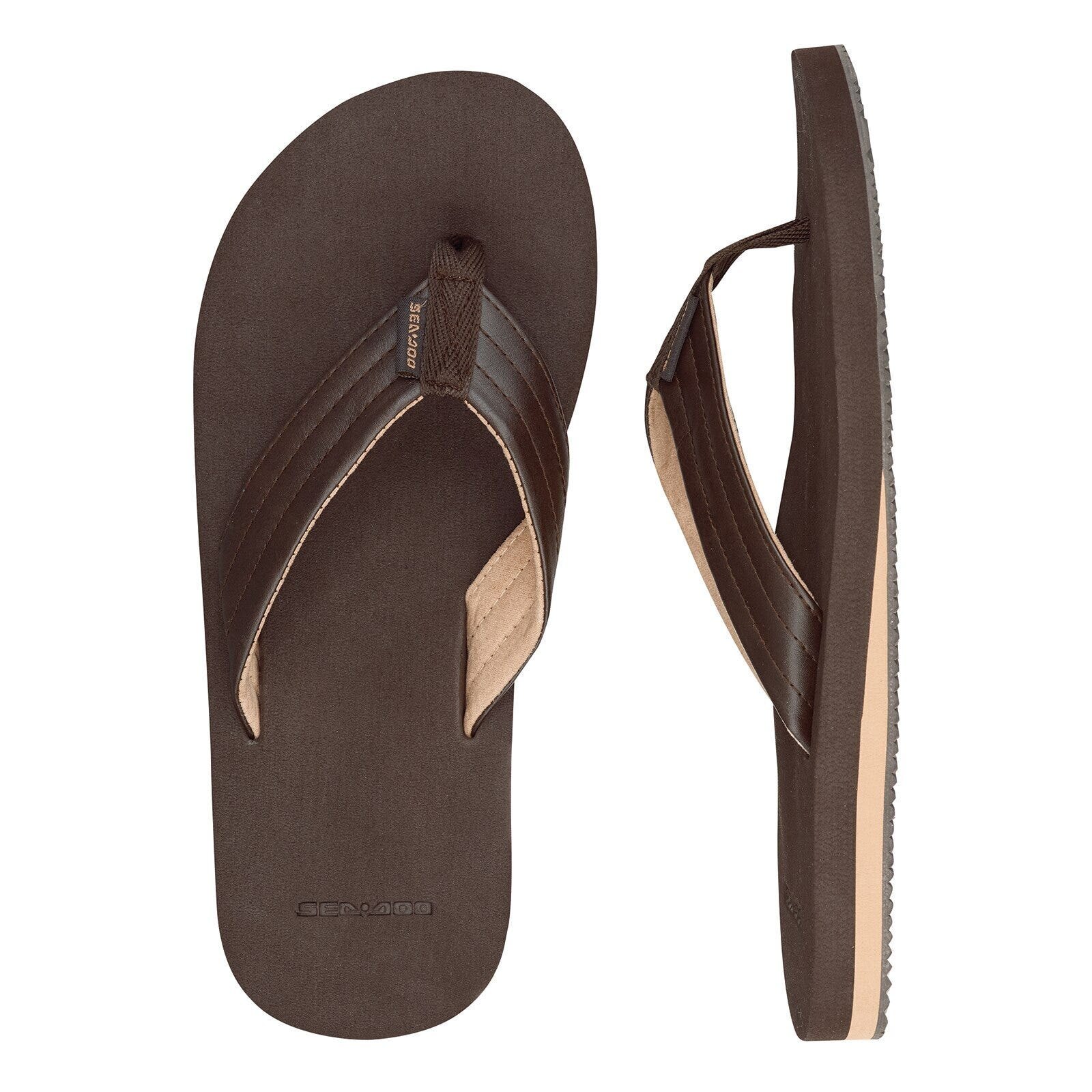 Men's Sea Doo Parlee Flip Flops* 12 Brown