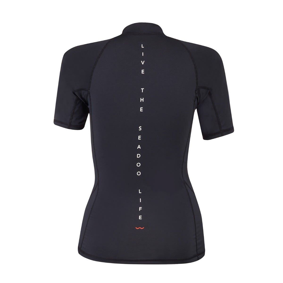 SIGNATURE SHORT SLEEV.RASHGUARD LADIES M M Black