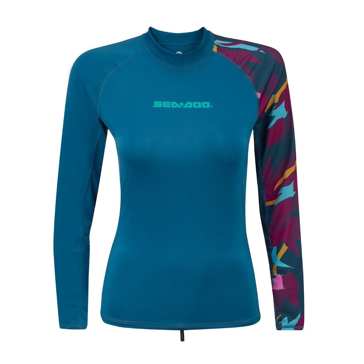 EXOTIC LONG SLEEVE RASHGUARD LADIES XS XS Navy