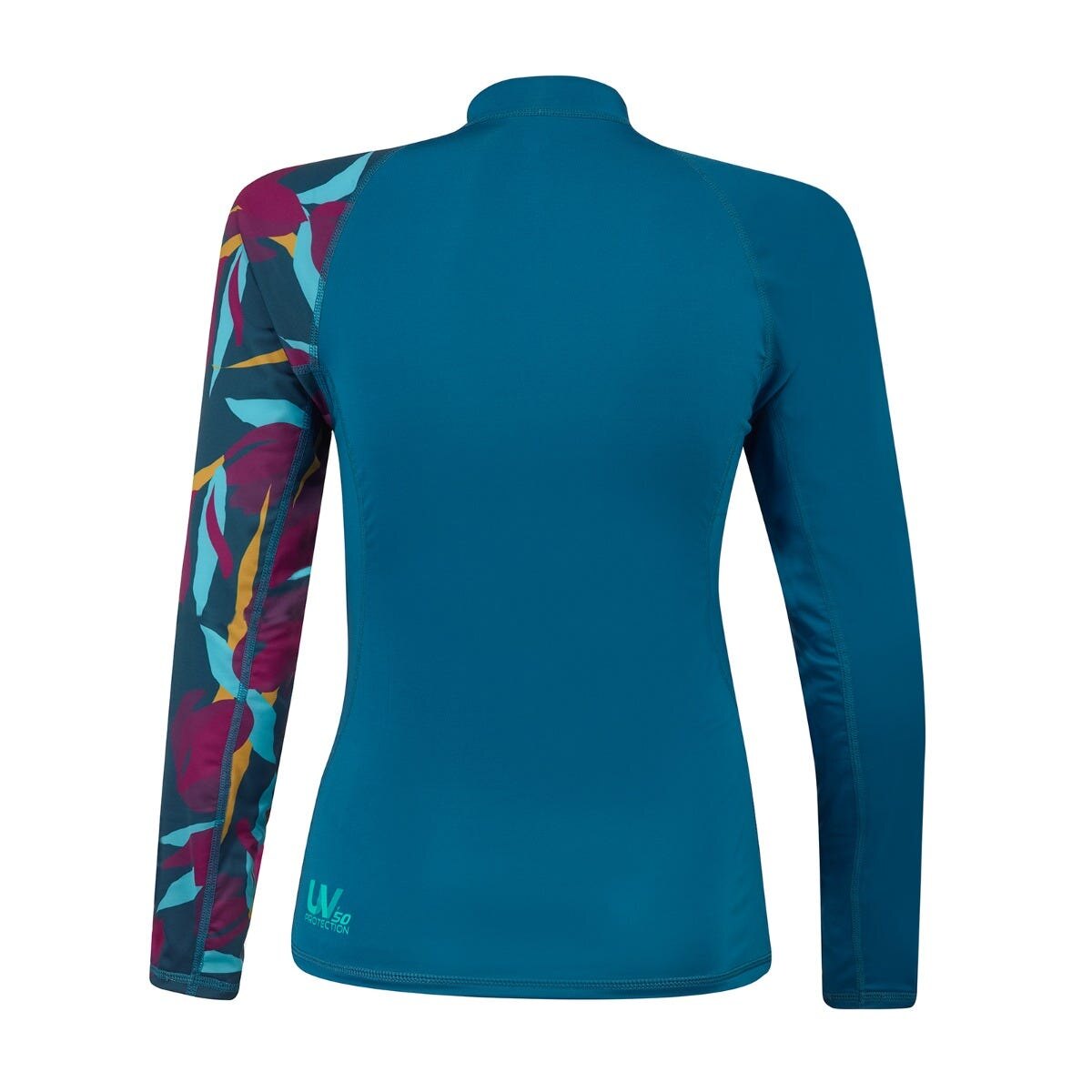 EXOTIC LONG SLEEVE RASHGUARD LADIES XS XS Navy