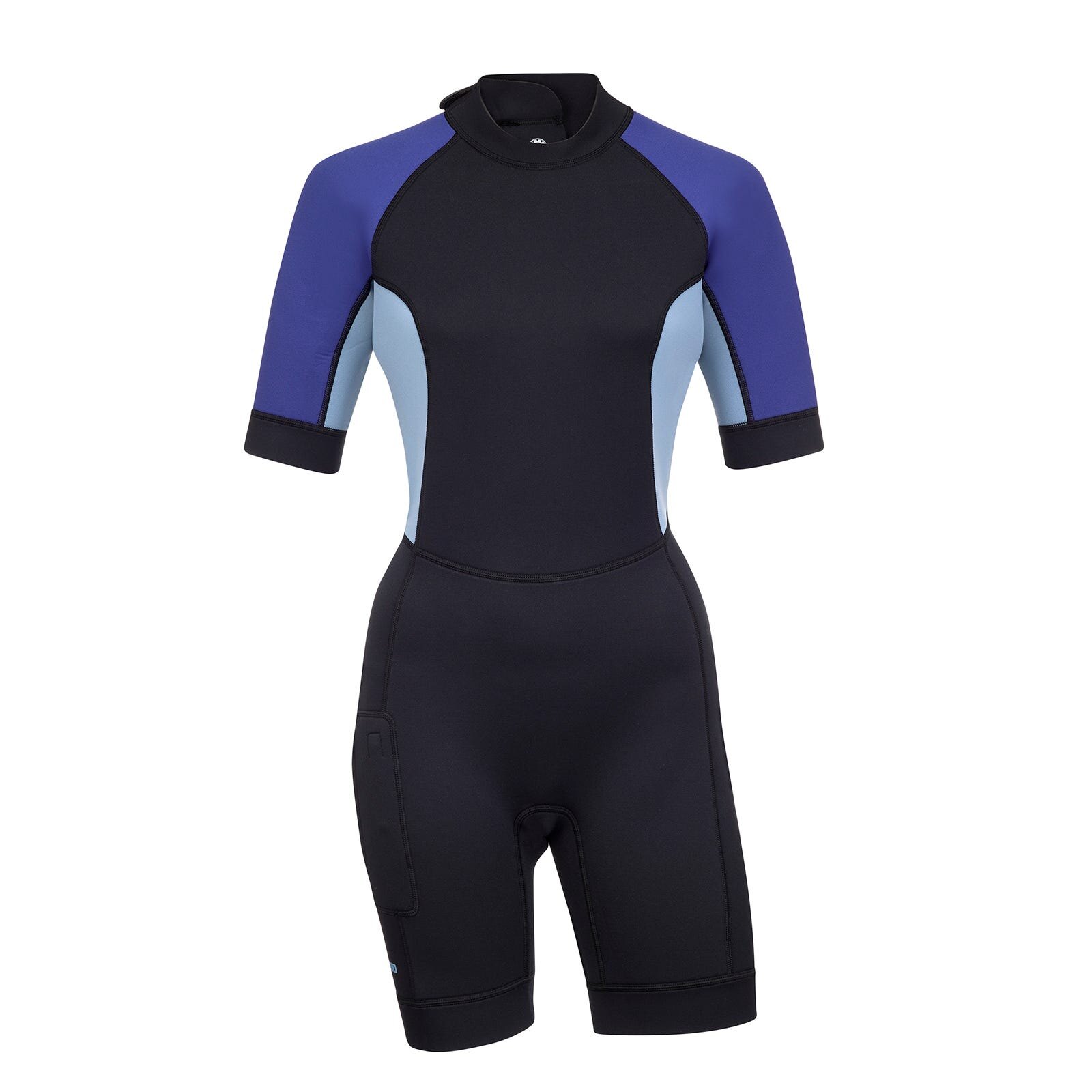 Women's 3 mm Exotic Shorty Wetsuit S Deep Purple