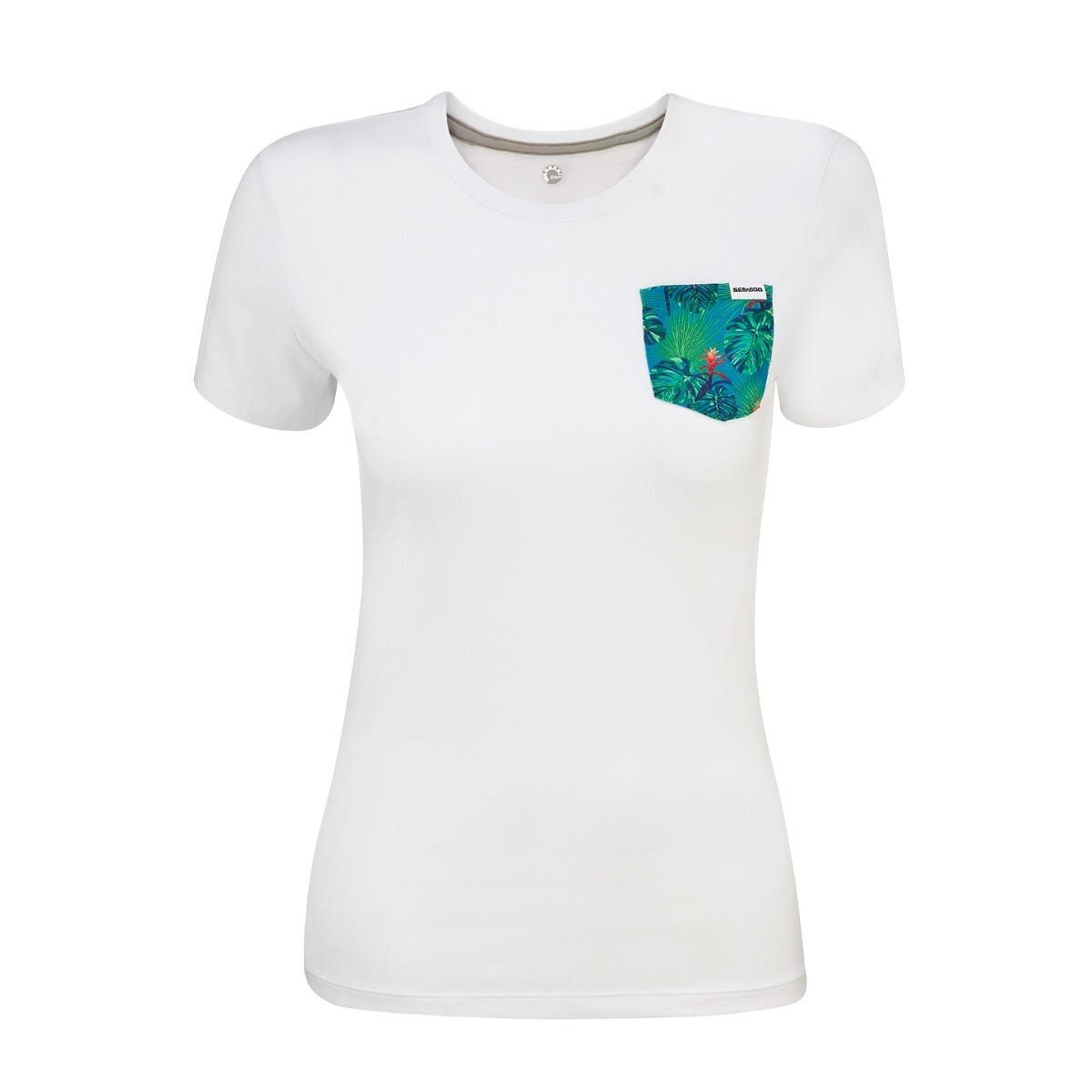 ALOHA POCKET T SHIRT LADIES XS XS White