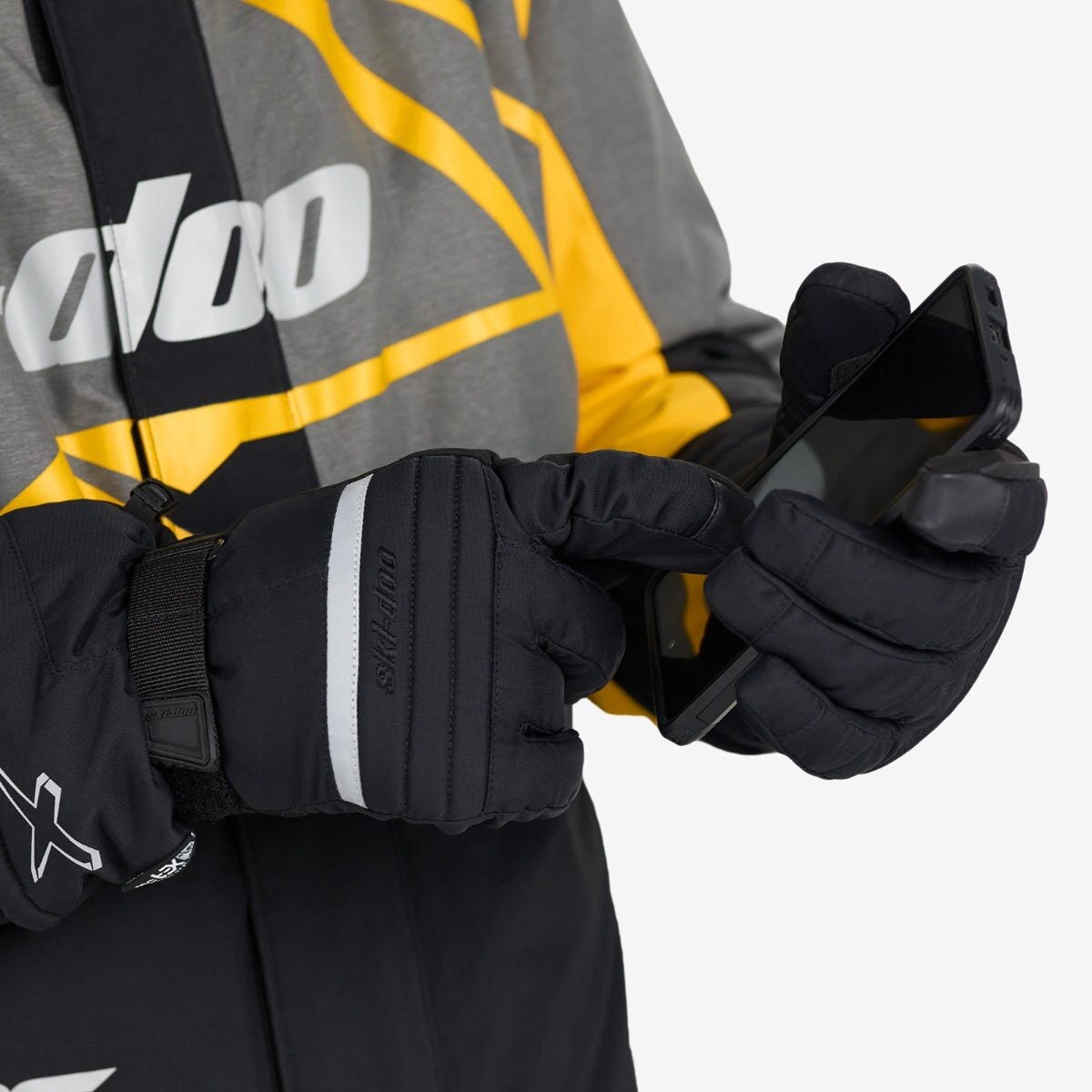 X Team Nylon Gloves L Black