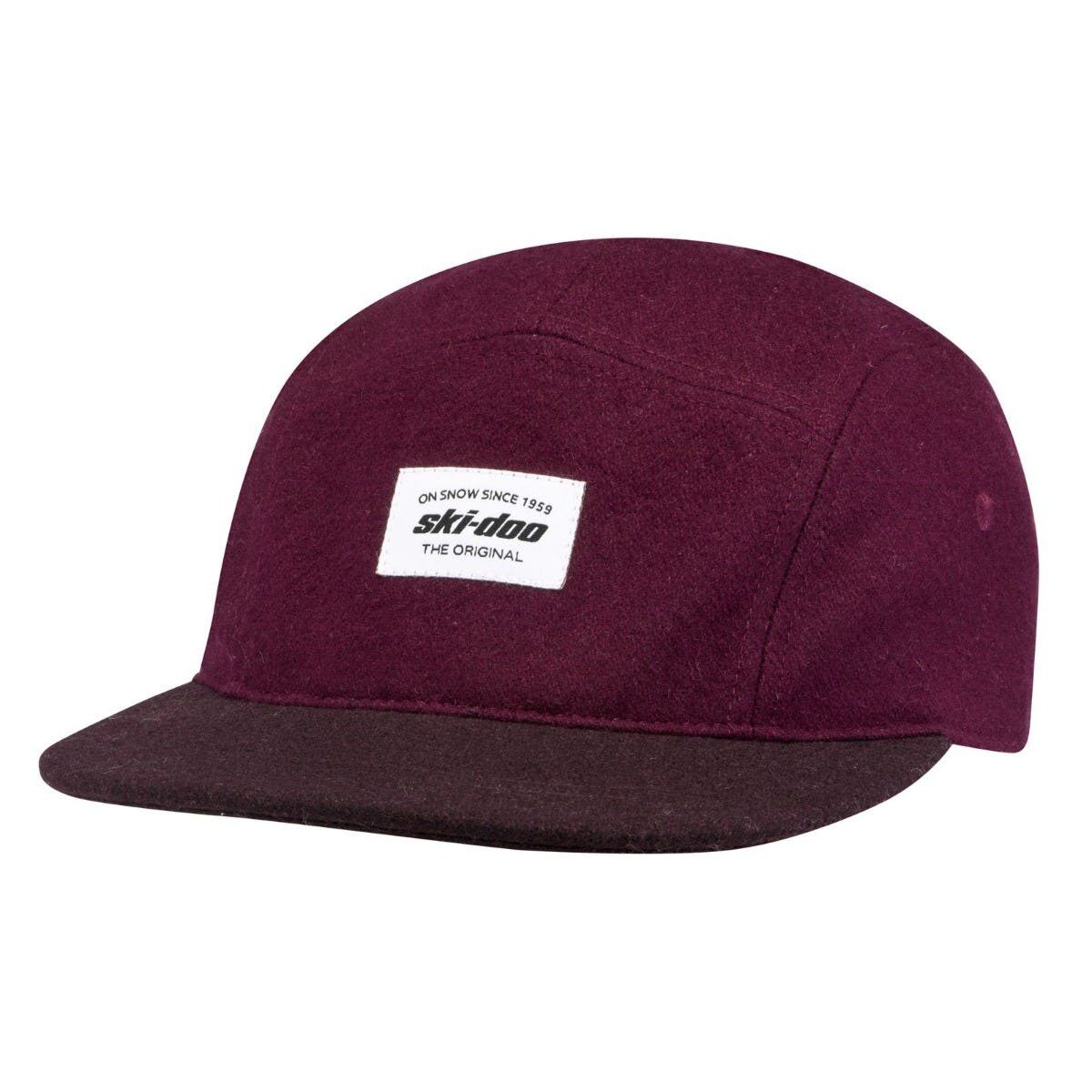 5 Panels Cap Onesize Burgundy