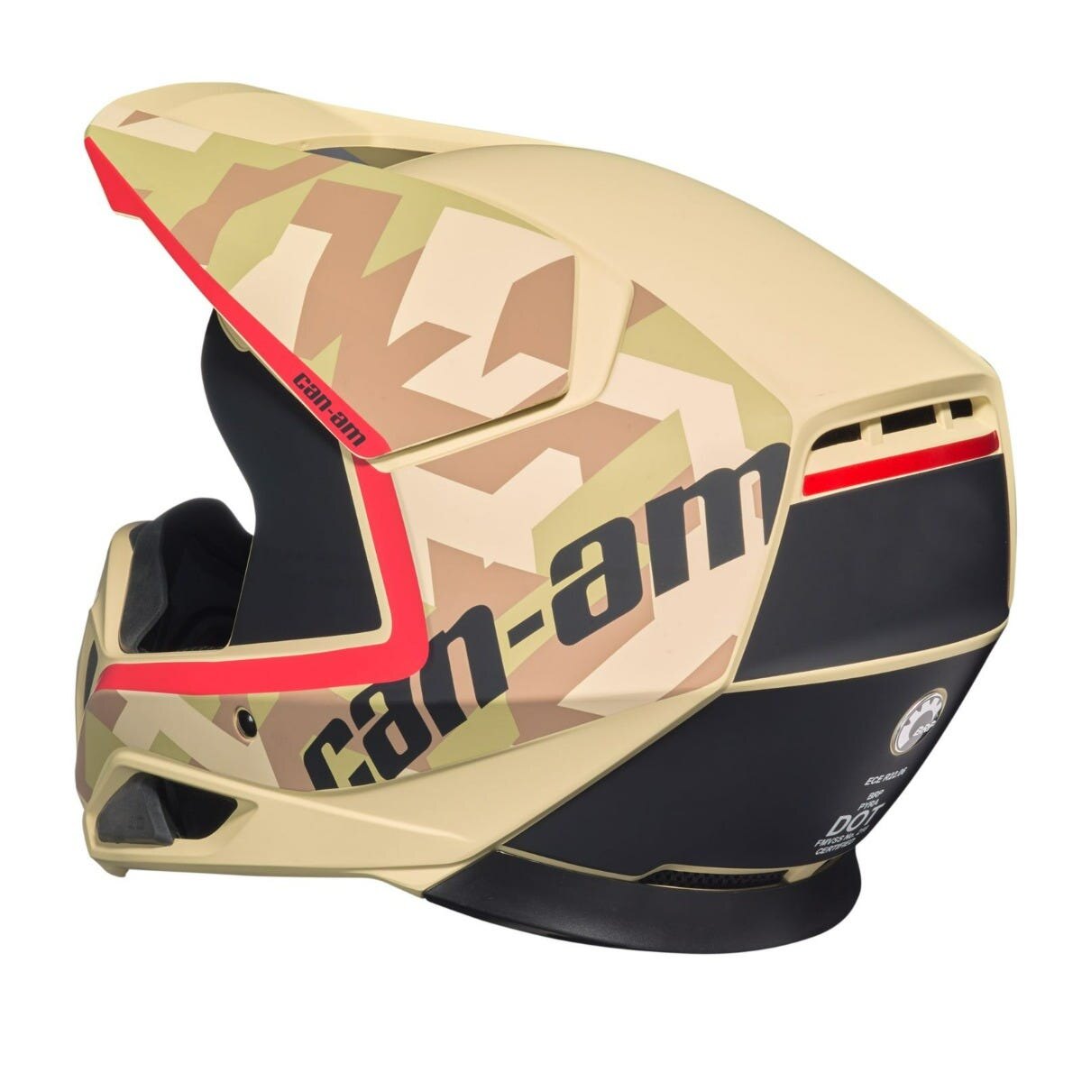 Can Am Pyra Dune Helmet (DOT/ECE) XS Sand