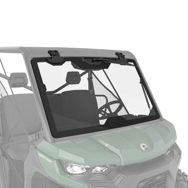 Flip Glass Windshield With Wiper and Washer Kit