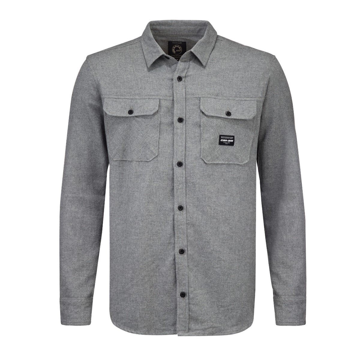 Men's Axeman Flannel S Charcoal Grey