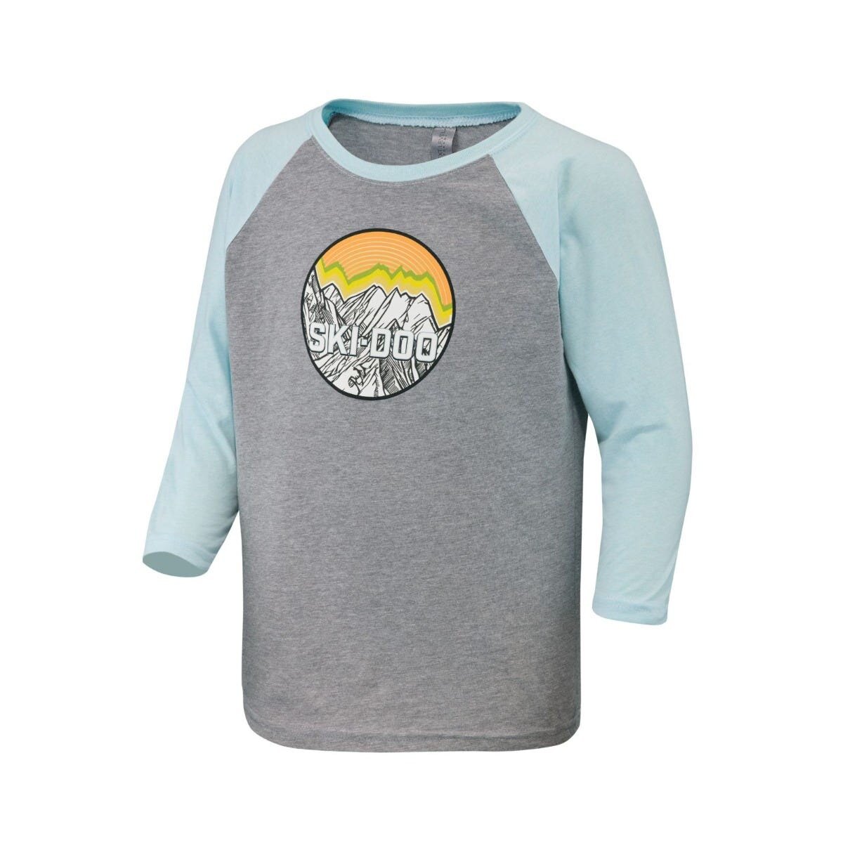 Kids' Baseball T Shirt 5 6 Charcoal Grey