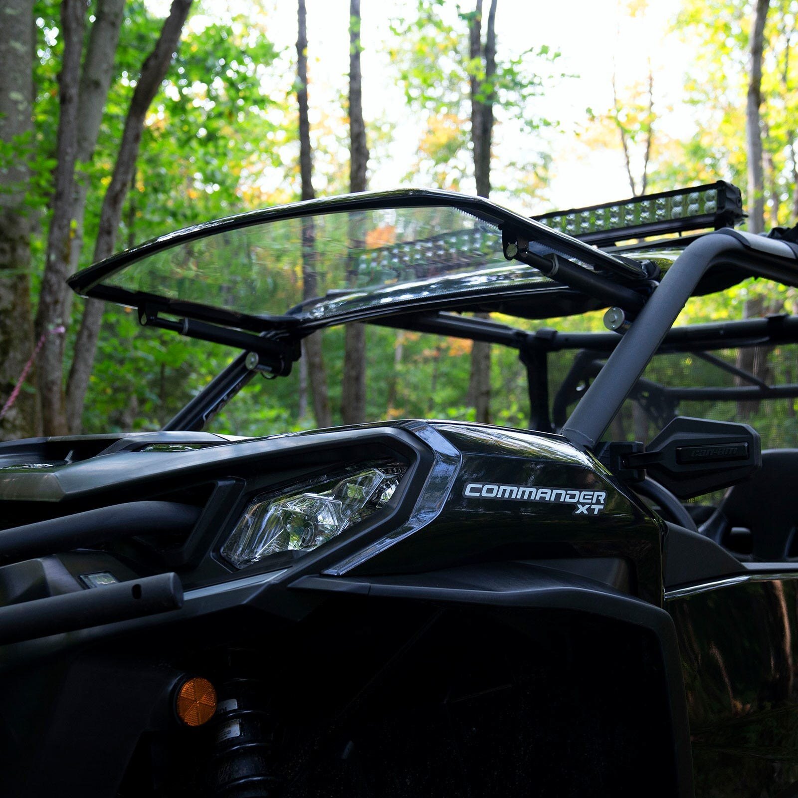 PowerFlip Windshield Maverick Trail & Sport, Commander