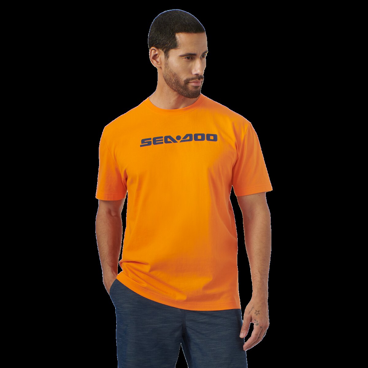 Men's Sea Doo Signature T Shirt M Orange