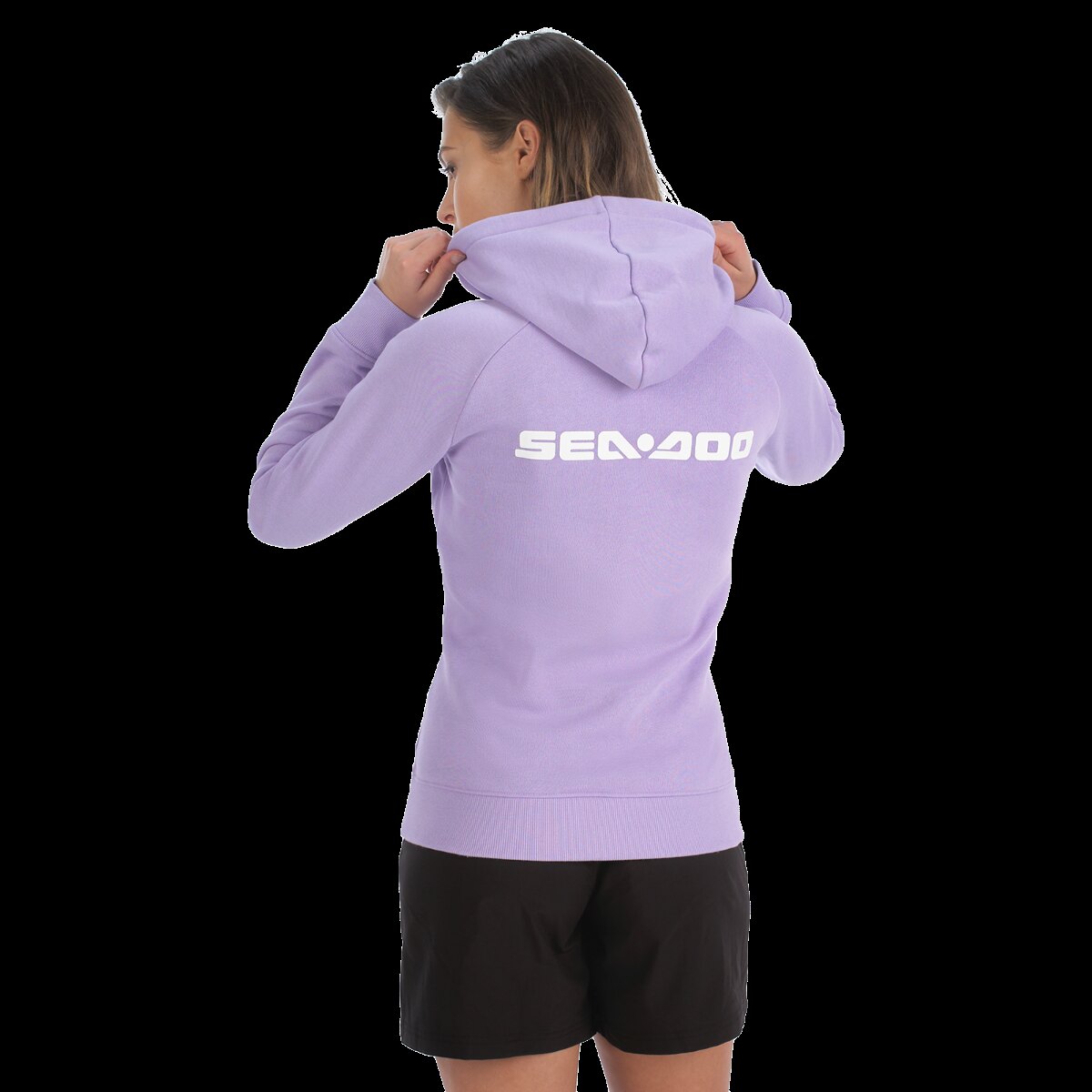 Women's Pullover Hoodie Sea Doo XS Lilac