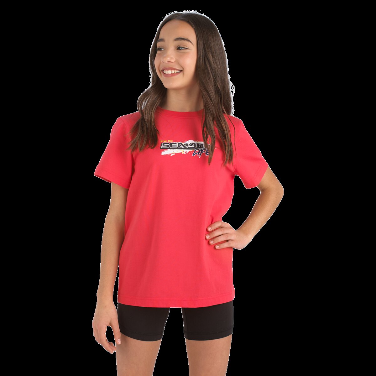 Youth Sea Doo T Shirt 5 6 Lava Red