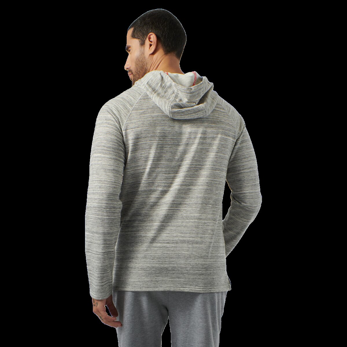 Men's French Terry Pullover Hoodie S Smoke