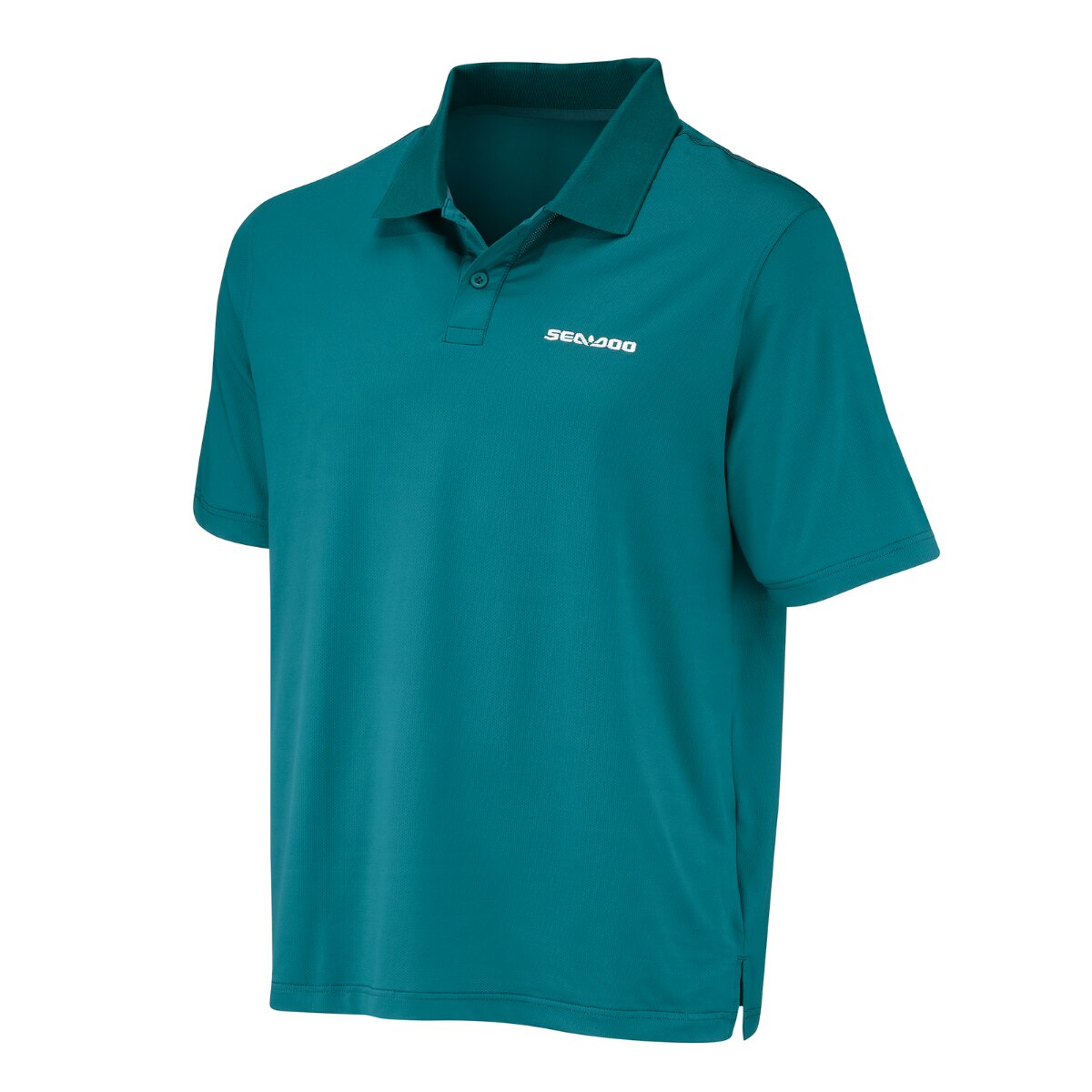 Men's Tech Short Sleeve Polo M Teal