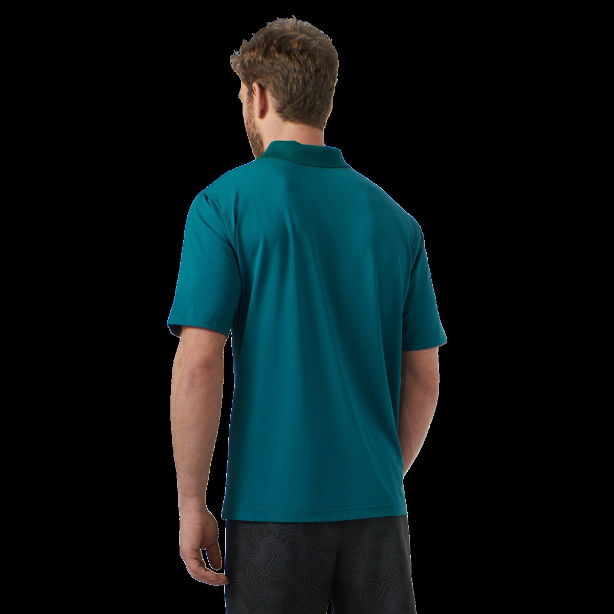 Men's Tech Short Sleeve Polo M Teal