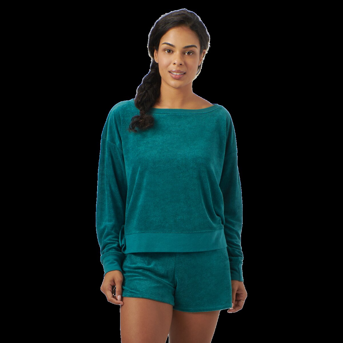 Women's Crew Terry S Teal