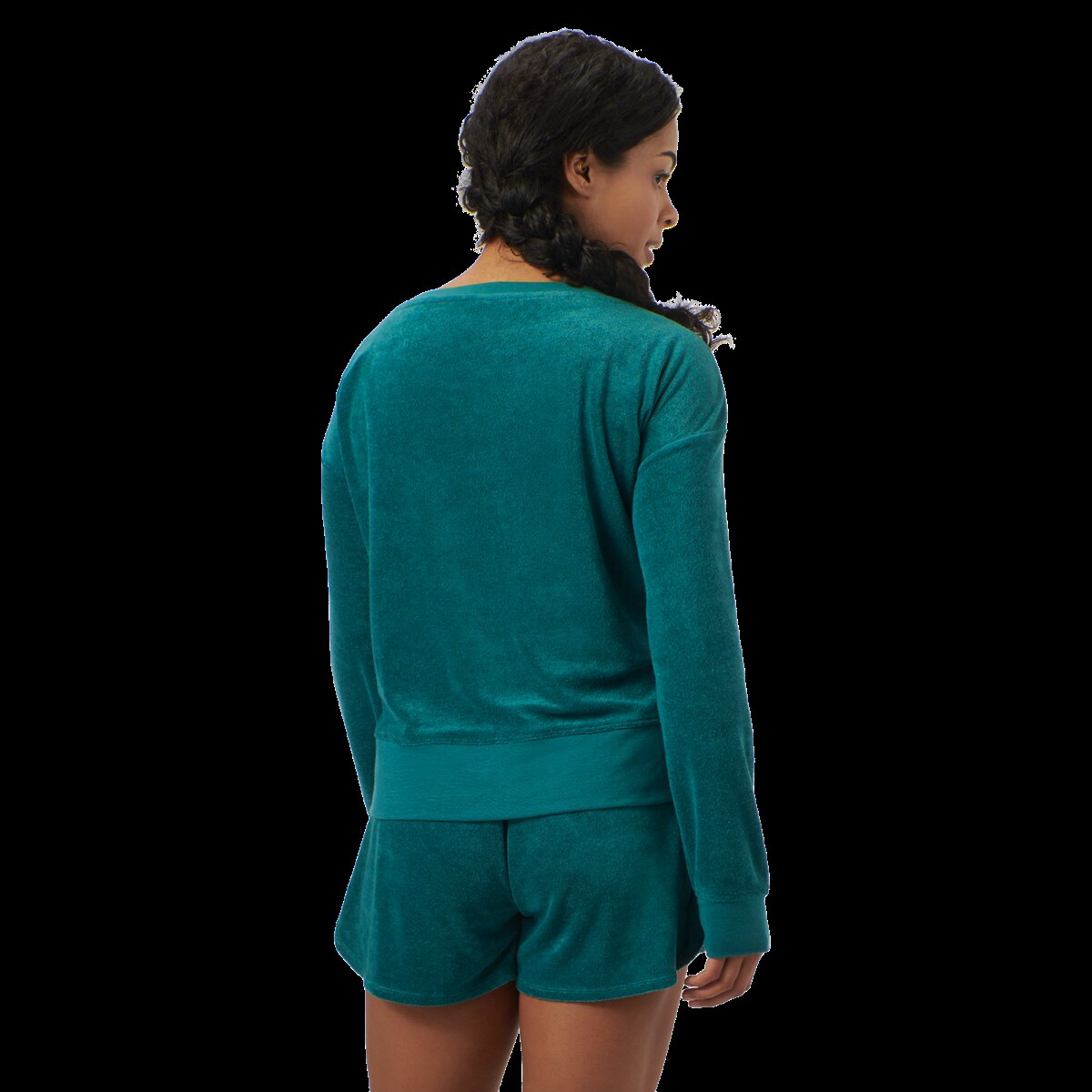 Women's Crew Terry S Teal