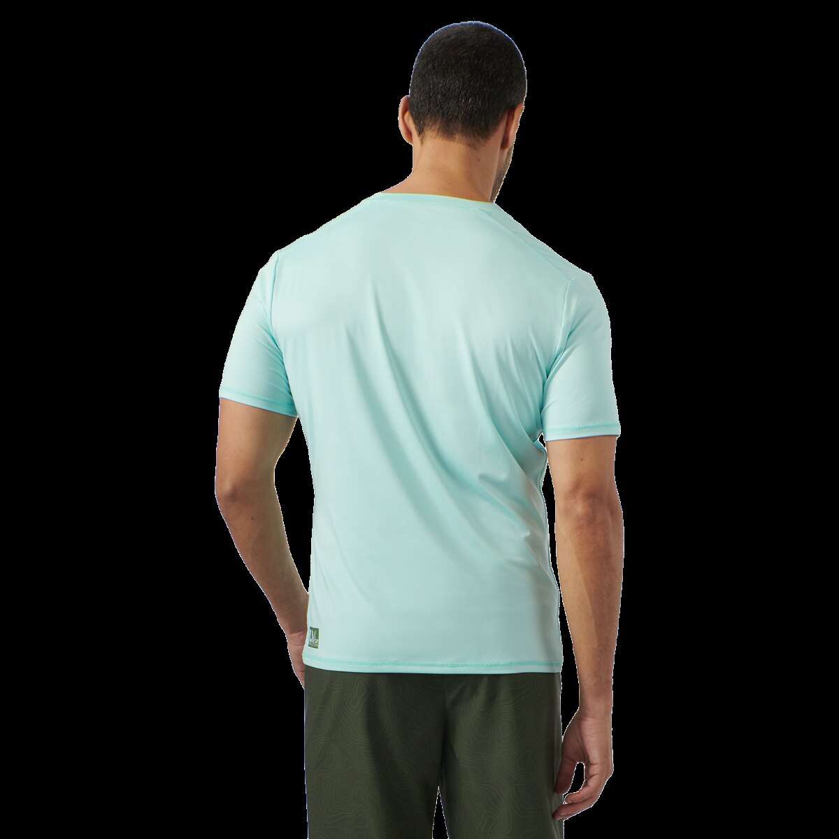 Men's Short Sleeve Rashguard Signature S Ice