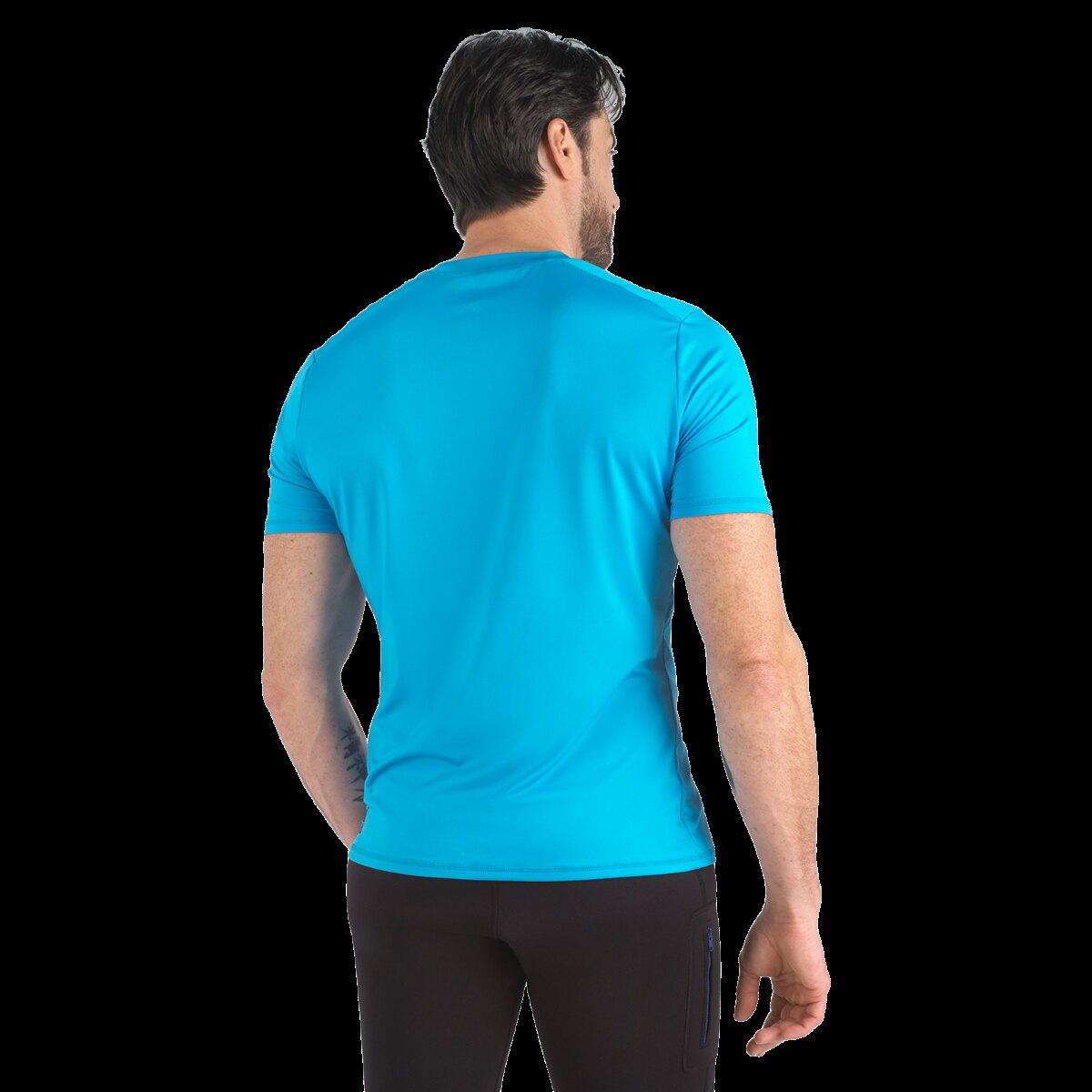 Men's Short Sleeve Rashguard Signature M Blue