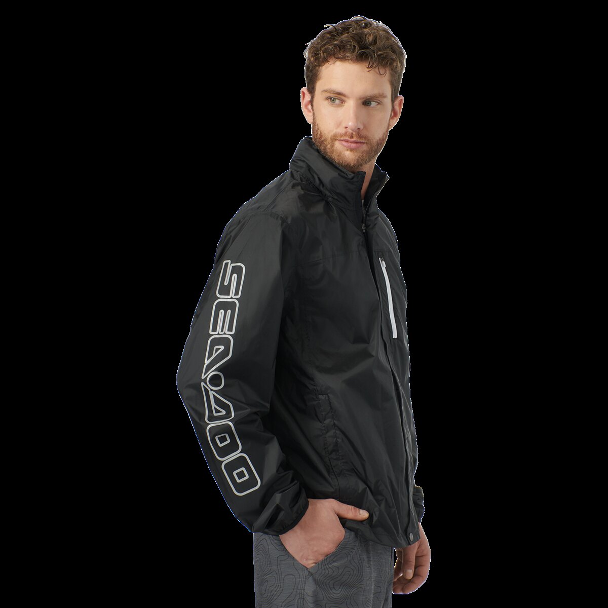 Men's Windproof Jacket S Black