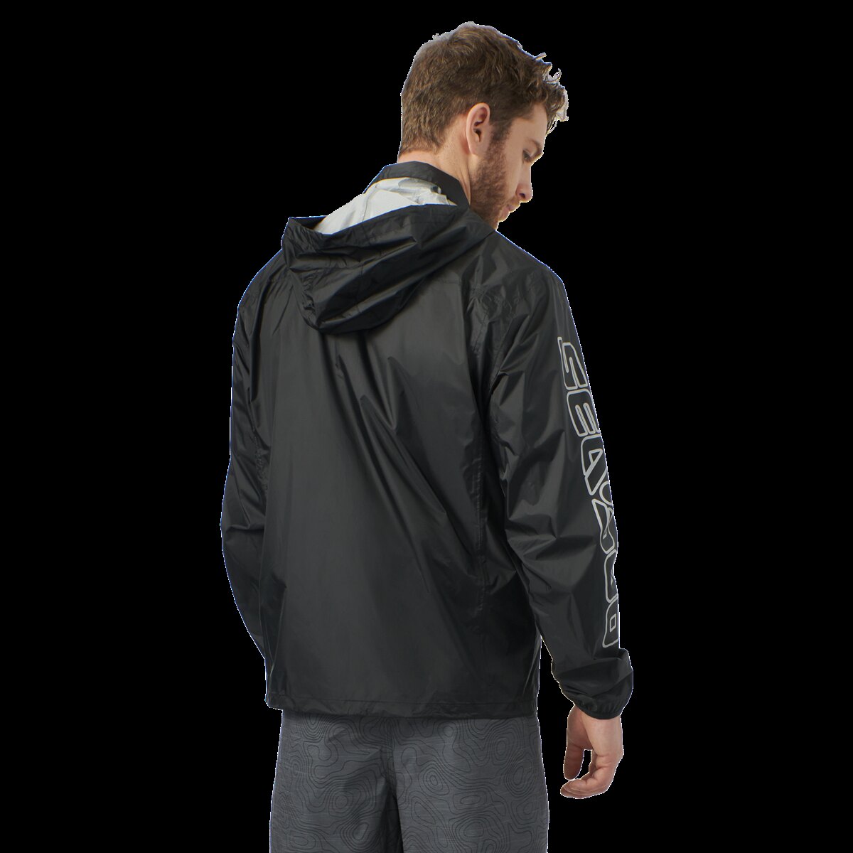 Men's Windproof Jacket S Black