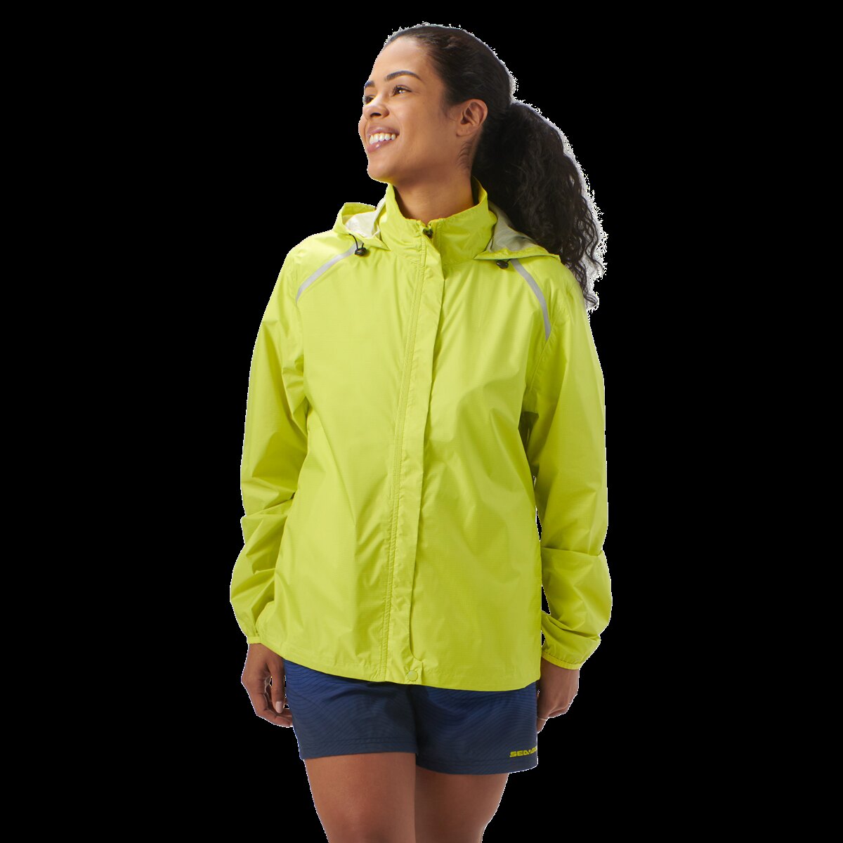 Women's Windproof Jacket S Hi Vis Yellow