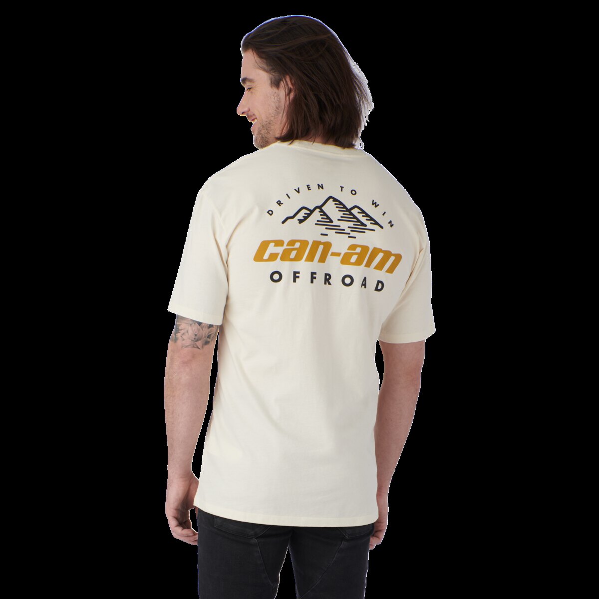 Men's Driven To Win T Shirt XL Ivory