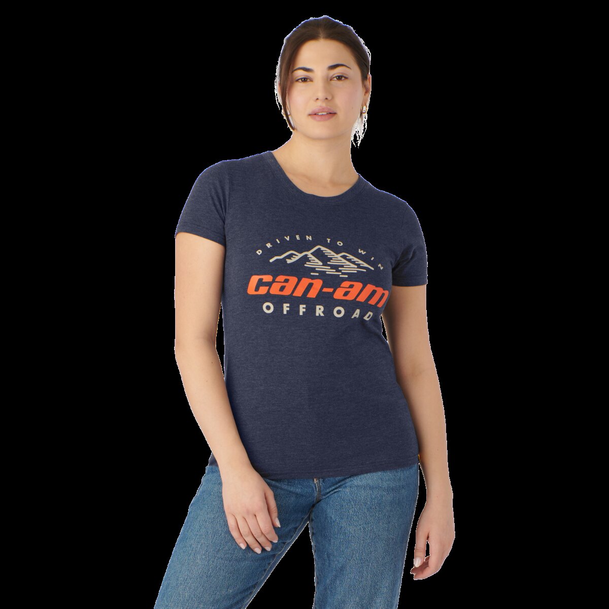 Women's Driven To Win T Shirt S Navy