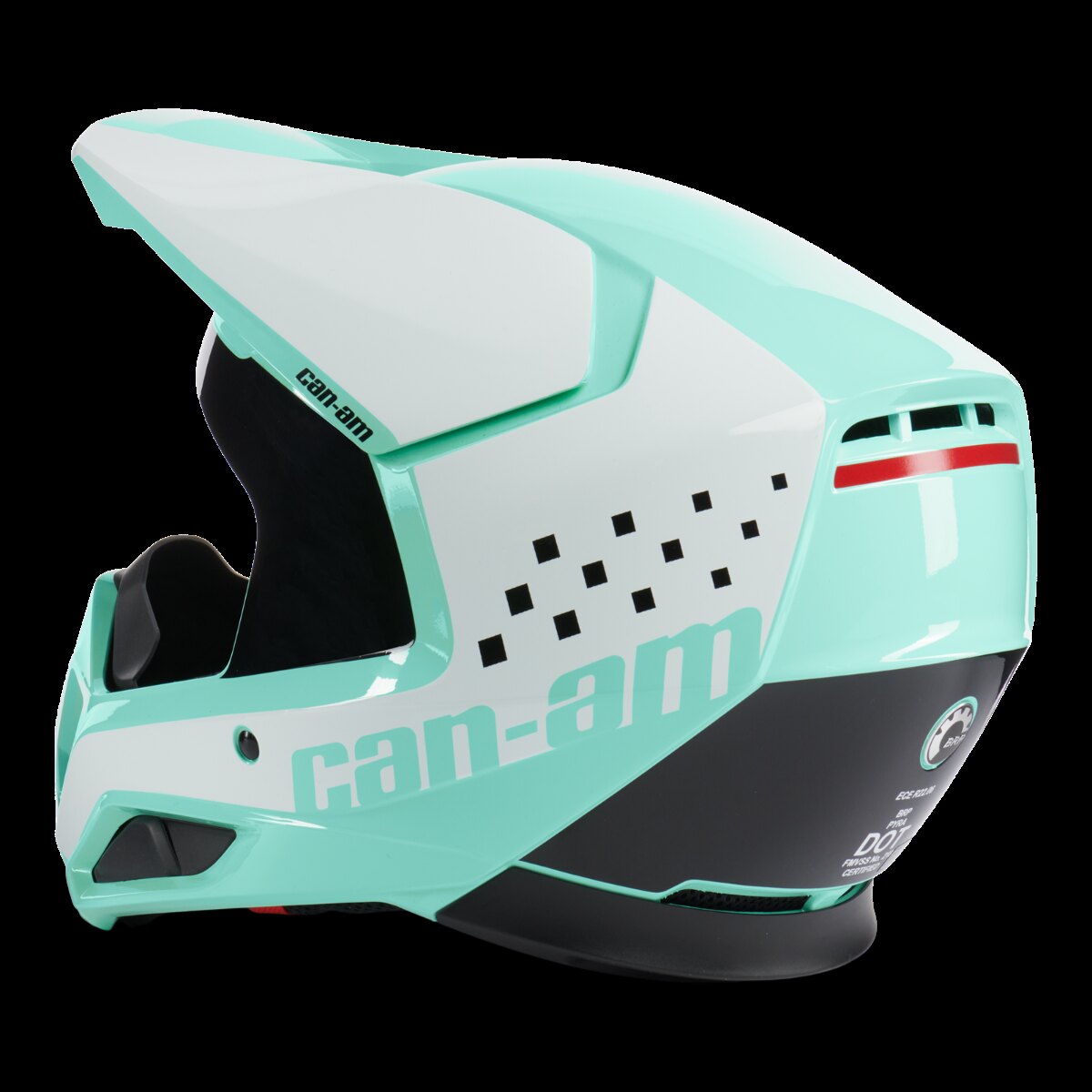 Can Am Pyra Fade Helmet (DOT/ECE) 2XL Turquoise