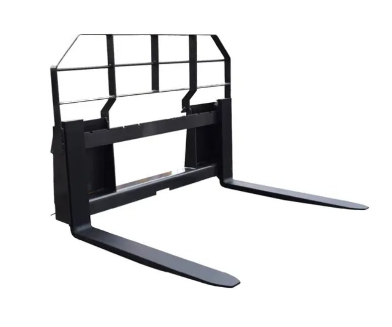 Braber BE-PF30S42LBO 2200LB Skid Steer Mount Pallet Fork