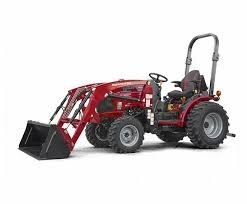 Mahindra Max 26XLT 4WD HST Open Station w/back hoe & belly mower