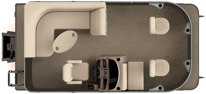 Sylvan MIRAGE 818 FISH with Your choice of Yamaha Motor (see below)